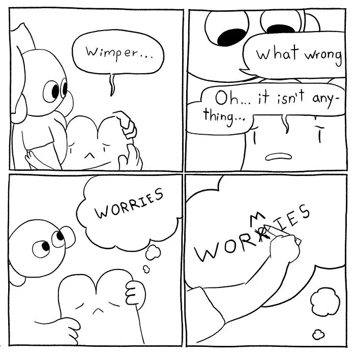 Artist Created 42 Simple Comics Turn Everyday Situations Into Absurd Humor