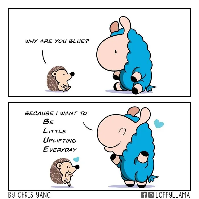 21 Soft And Heartwarming Comics By Chris Yang About Being There For Each Other