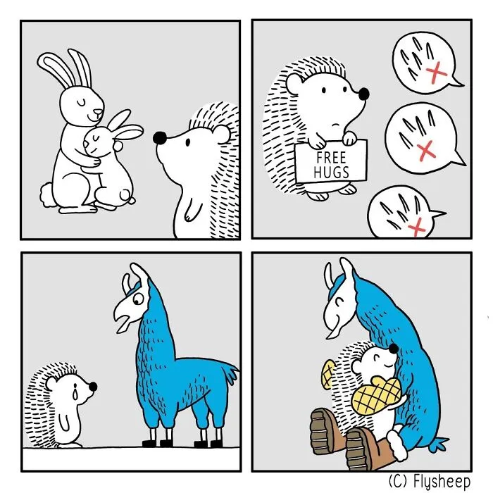 21 Soft And Heartwarming Comics By Chris Yang About Being There For Each Other