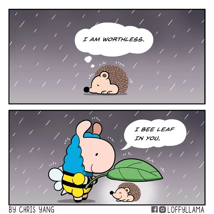 21 Soft And Heartwarming Comics By Chris Yang About Being There For Each Other