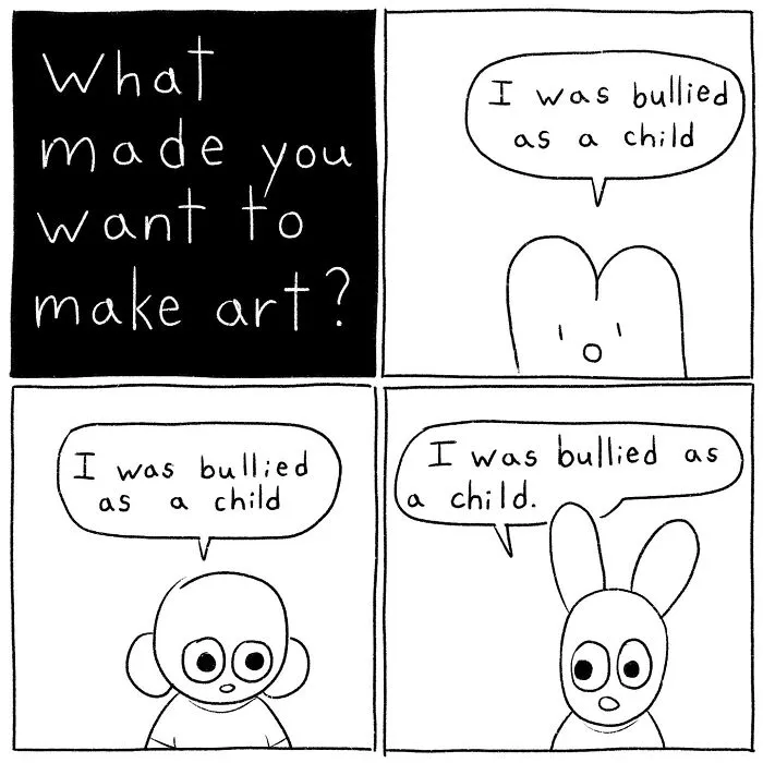 Artist Created 42 Simple Comics Turn Everyday Situations Into Absurd Humor