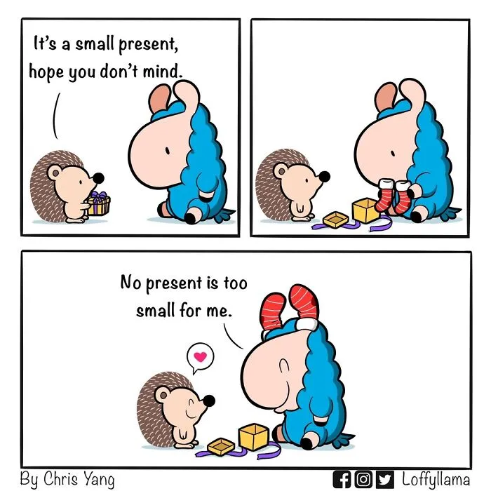 21 Soft And Heartwarming Comics By Chris Yang About Being There For Each Other