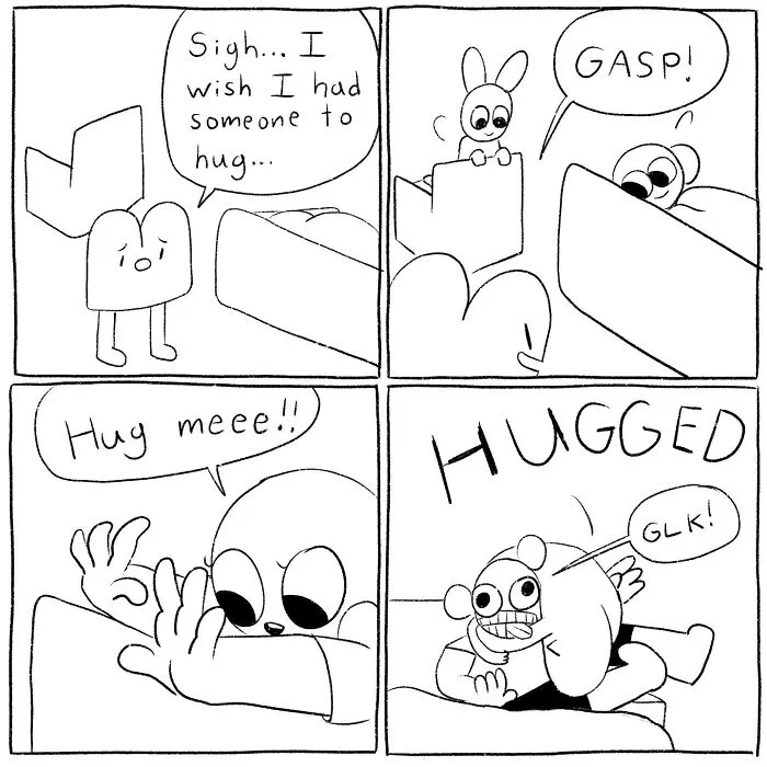 Artist Created 42 Simple Comics Turn Everyday Situations Into Absurd Humor