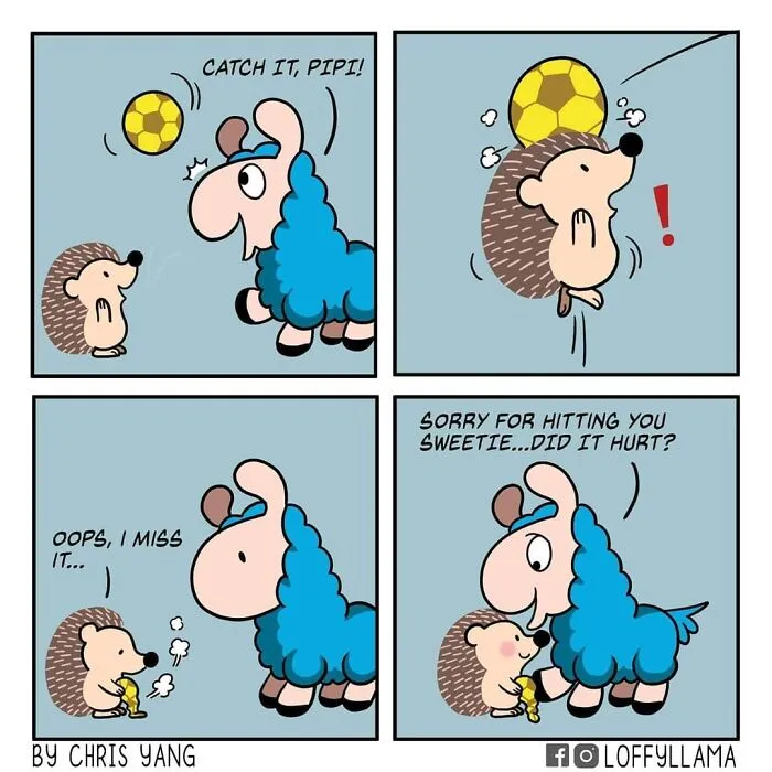 21 Soft And Heartwarming Comics By Chris Yang About Being There For Each Other