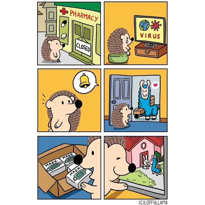 21 Soft And Heartwarming Comics By Chris Yang About Being There For Each Other