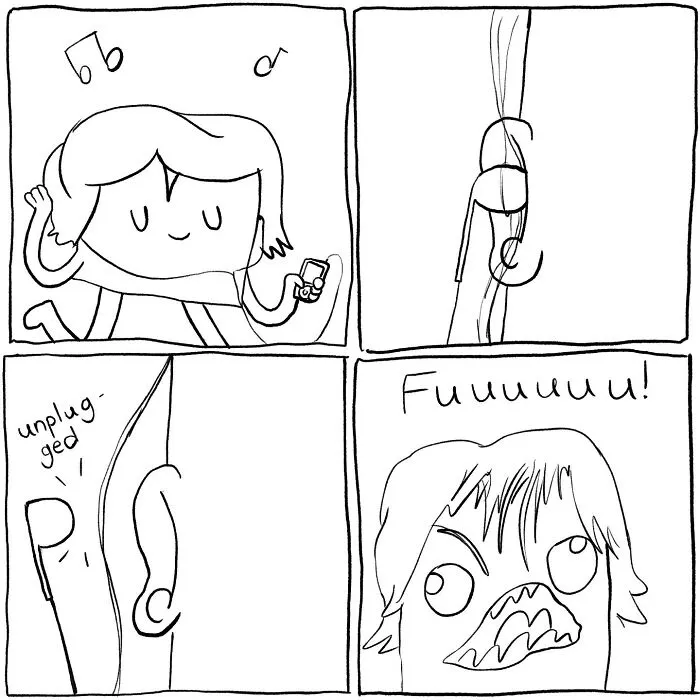 Artist Created 42 Simple Comics Turn Everyday Situations Into Absurd Humor