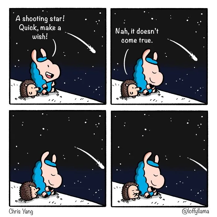 21 Soft And Heartwarming Comics By Chris Yang About Being There For Each Other