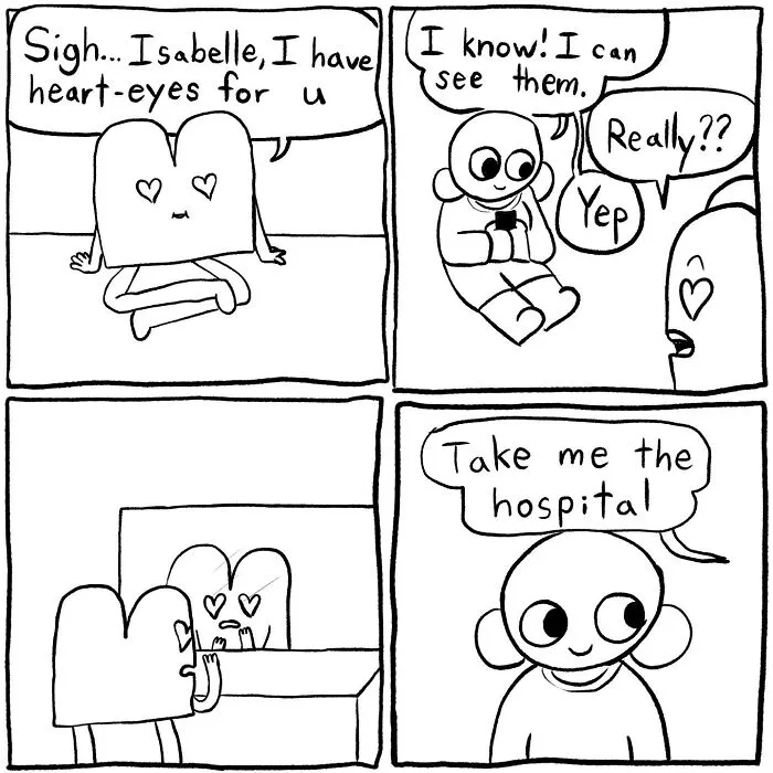 Artist Created 42 Simple Comics Turn Everyday Situations Into Absurd Humor