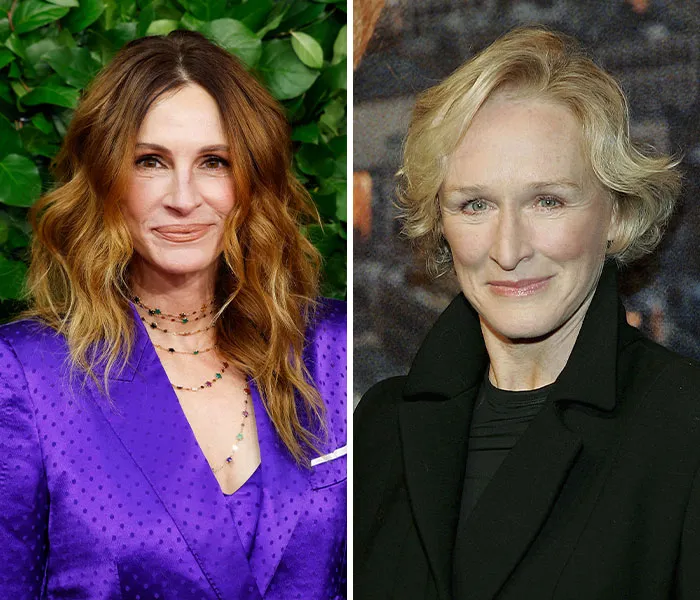 Julia Roberts (2025) & Glenn Close (2005) – 58 años