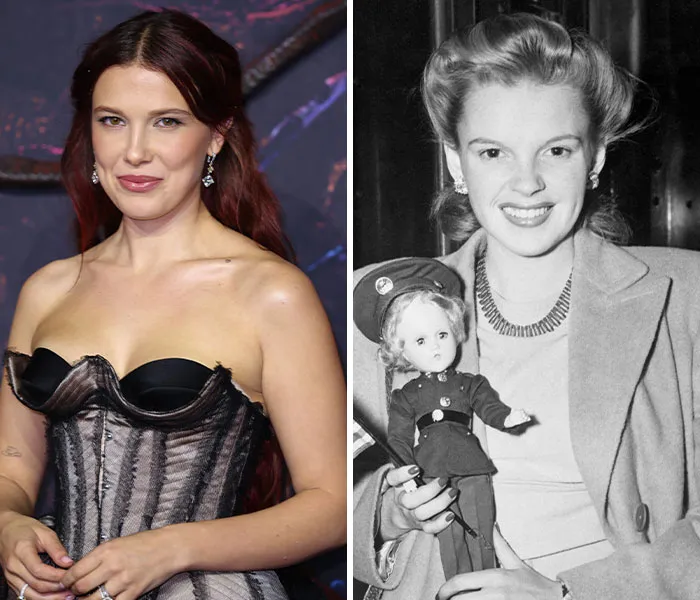 Millie Bobby Brown (2025) & Judy Garland (1943) – 21 años