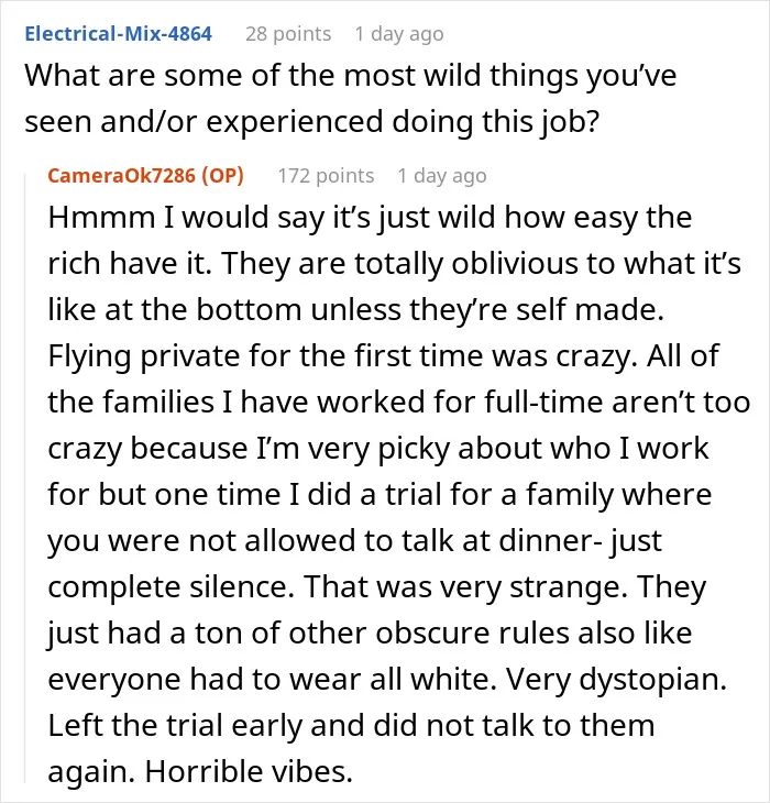 Nanny To The Ultra-Wealthy Answers People's Burning Questions About Life Behind Closed Doors