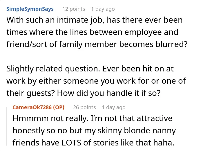 Reddit Q&A with a nanny to the ultra-wealthy discussing boundaries and experiences behind closed doors.