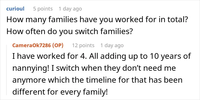 Reddit user answers questions about working as a nanny to the ultra-wealthy, sharing insights from life behind closed doors.