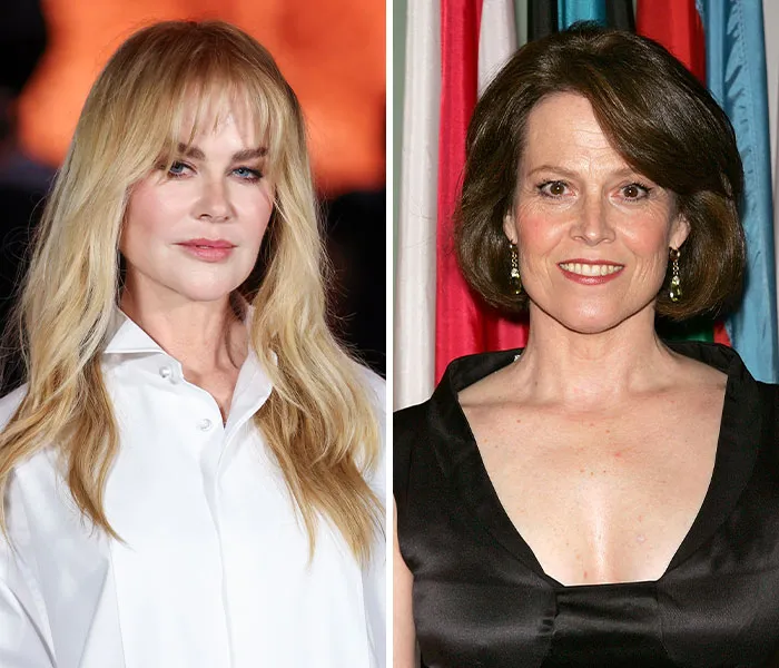 Nicole Kidman (2025) & Sigourney Weaver (2007) – 58 años