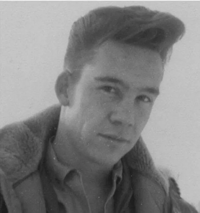 Bob Ross Without An Afro In The Military Circa 1960