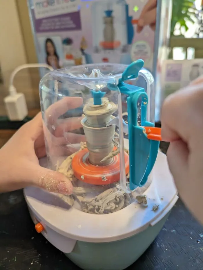  Reenacting That Steamy Scene From Ghost Requires Way Less Clay And Much Pointier Fingers With The <a Style="Display:inline;" Href="Https://Www.amazon.com/Make-Real-Pottery-Studio-Projects/Dp/B0c88y7v4w?ie=utf8&th=1&linkcode=ll1&tag=bpcoyote-20&linkid=b3f9d011b8fed4718aae77af45ed366c&language=en_us&ref_=as_li_ss_tl" Target="_blank">   <span Style="Font: Inherit; Color: #d74b1f;"> Mini Pottery Wheel </Span> Sitting On Your Desk