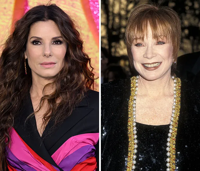 Sandra Bullock (2025) & Shirley Maclaine (1995) – 61 años