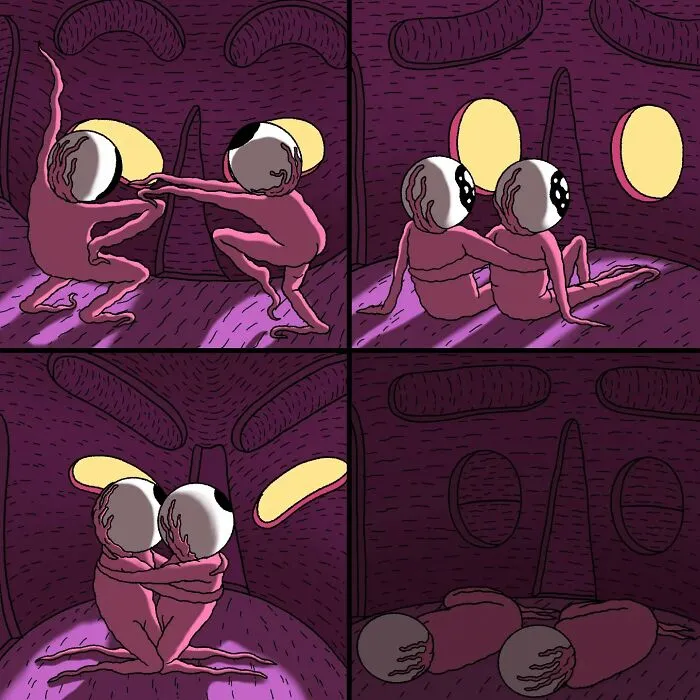 48 Darkly Humorous Comics That Illustrate Surreal Stories, By Alex Gamsu Jenkins (New Pics)