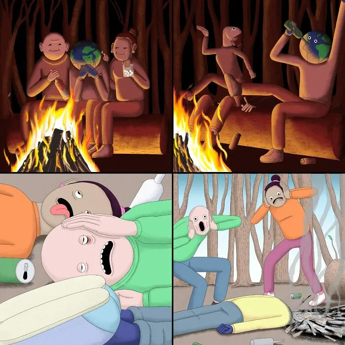48 Darkly Humorous Comics That Illustrate Surreal Stories, By Alex Gamsu Jenkins (New Pics)