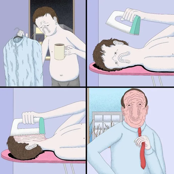 48 Darkly Humorous Comics That Illustrate Surreal Stories, By Alex Gamsu Jenkins (New Pics)
