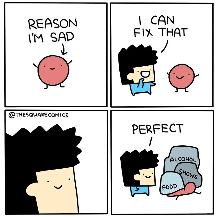 This Artist's Comics Take A Witty Yet Dark Look At Life, Here Are 38 Of His Latest Ones