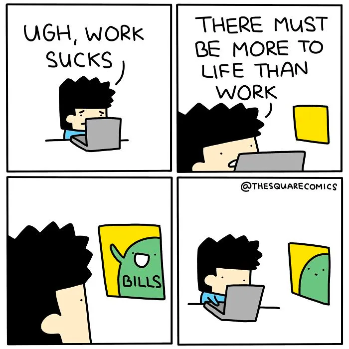This Artist's Comics Take A Witty Yet Dark Look At Life, Here Are 38 Of His Latest Ones