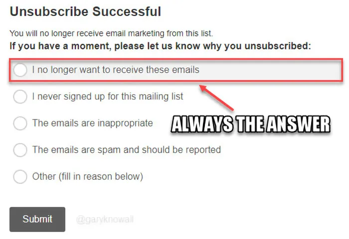 Unsubscribe From Old Email Lists