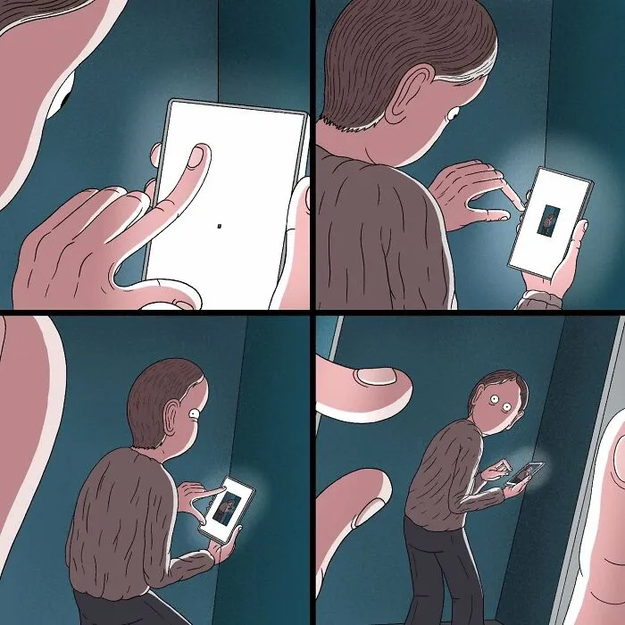 48 Darkly Humorous Comics That Illustrate Surreal Stories, By Alex Gamsu Jenkins (New Pics)
