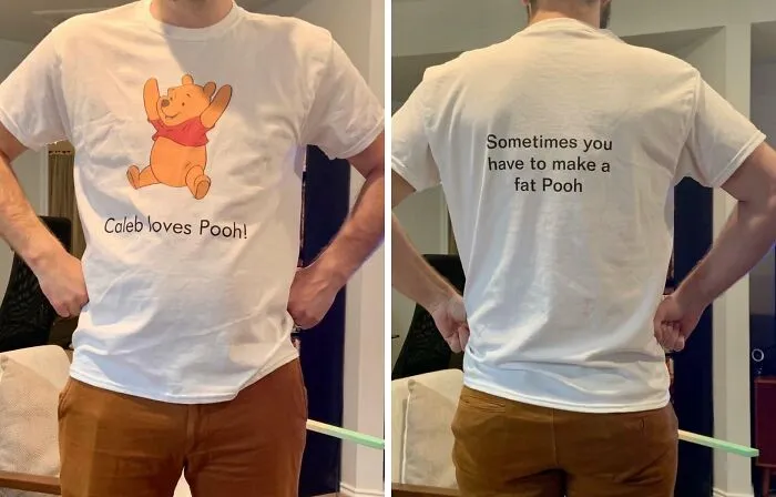Tried To Order A Custom Shirt Showing My Love For My Son’s Favorite Cartoon Character