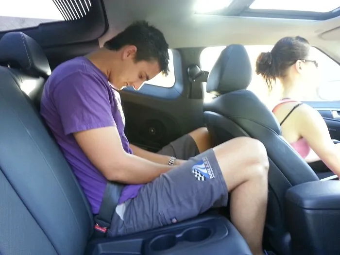 Tall In The Back Seat