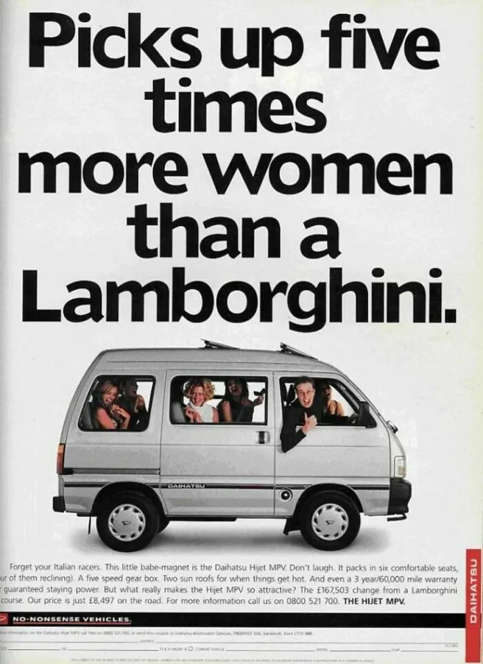 Picks Up Five Times More Woman Than A Lamborghini