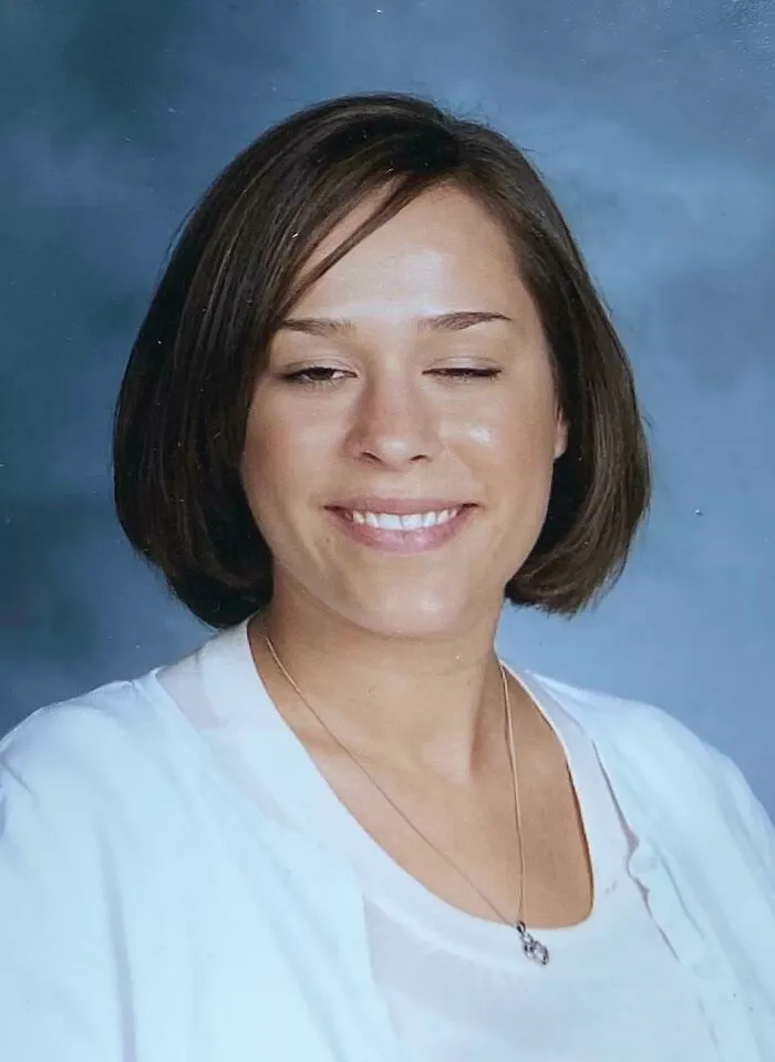 Foto del anuario de mi primer año como profesora