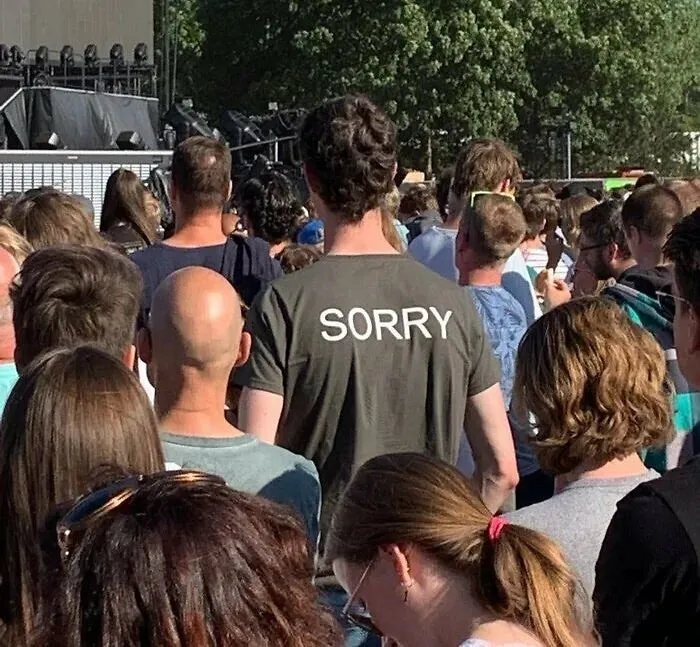Just A Polite Tall Dutch Guy At A Concert