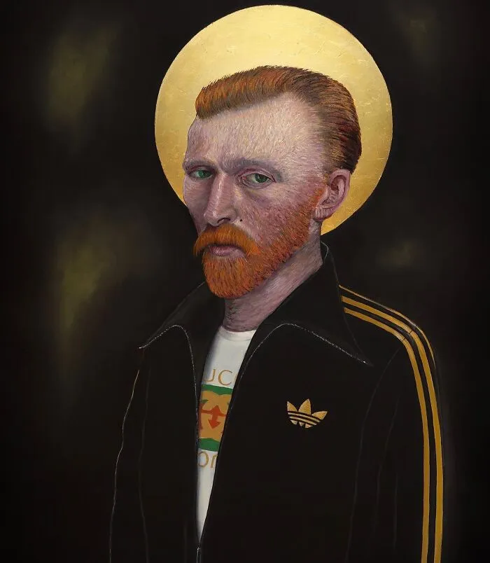 This Artist Remixes Iconic Portraits With Streetwear Style (40 Pics)