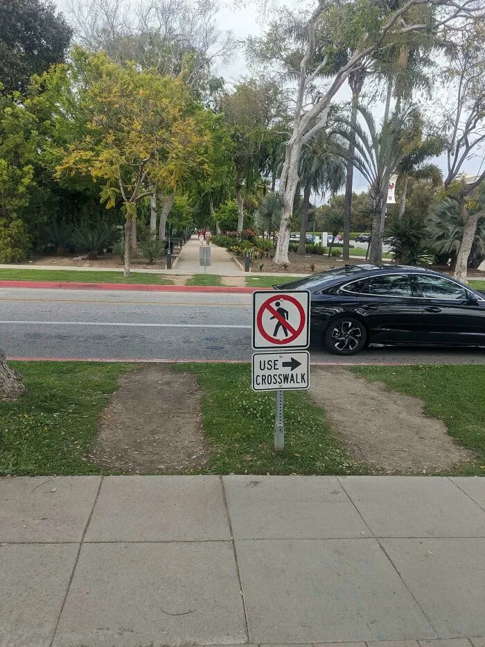 It Would Be Easier To Move The Crosswalk Instead