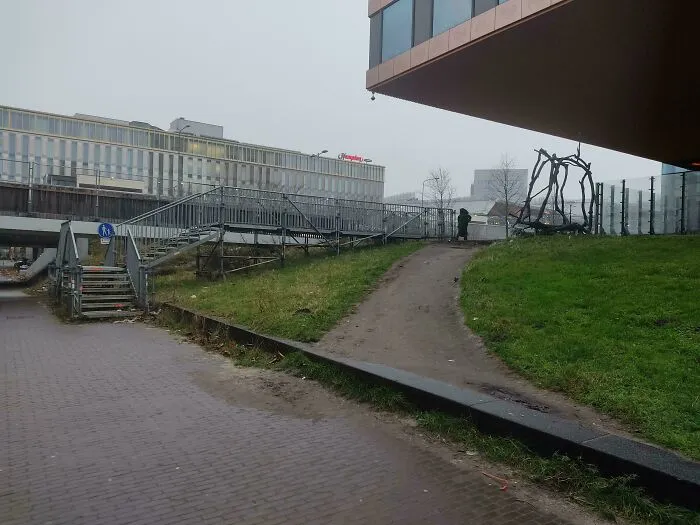No quieren tomar las escaleras
