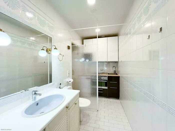 Bathroom And Kitchen Combined