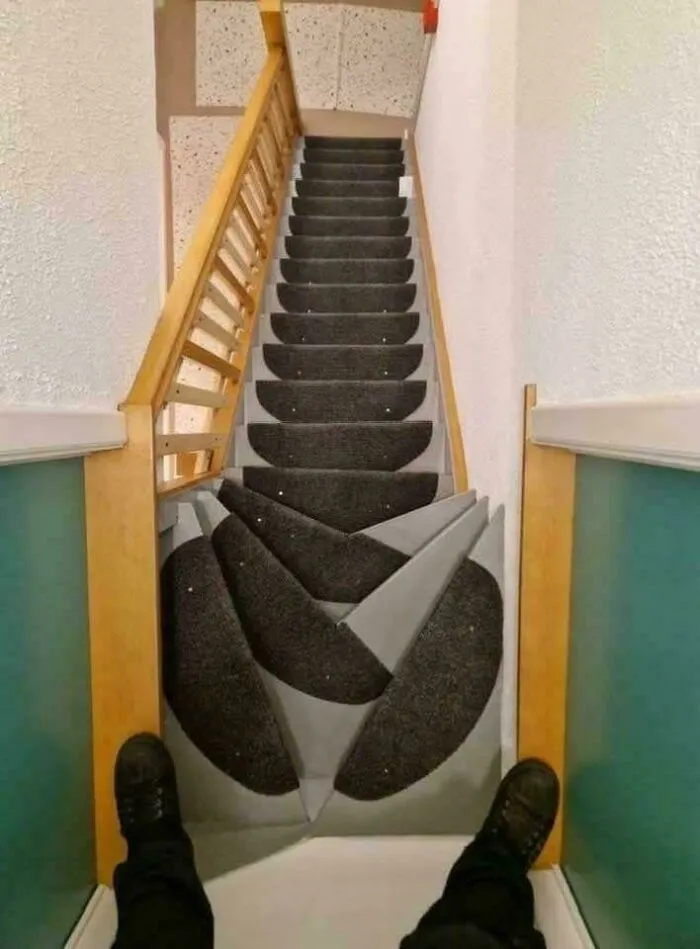 Escaleras para caerse