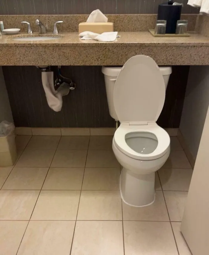Este retrete en un hotel