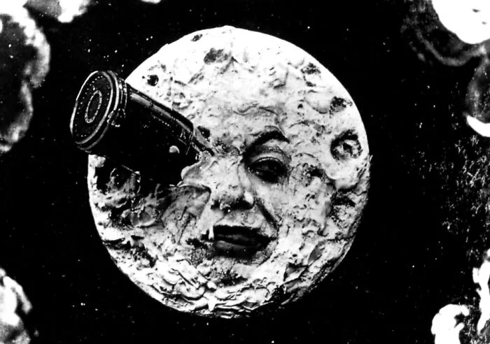 La Luna de la película francesa de 1902 Viaje a la Luna