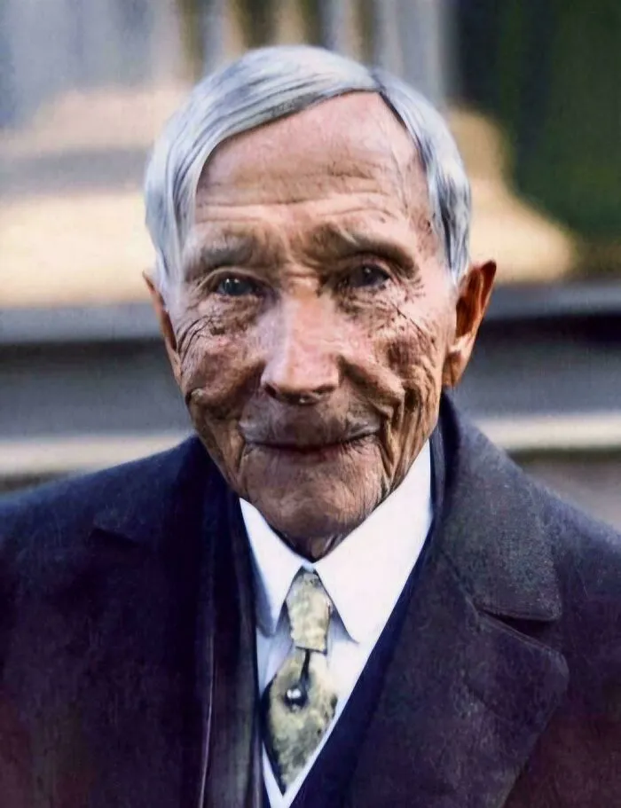 John D. Rockefeller, el primer multimillonario de Estados Unidos.
