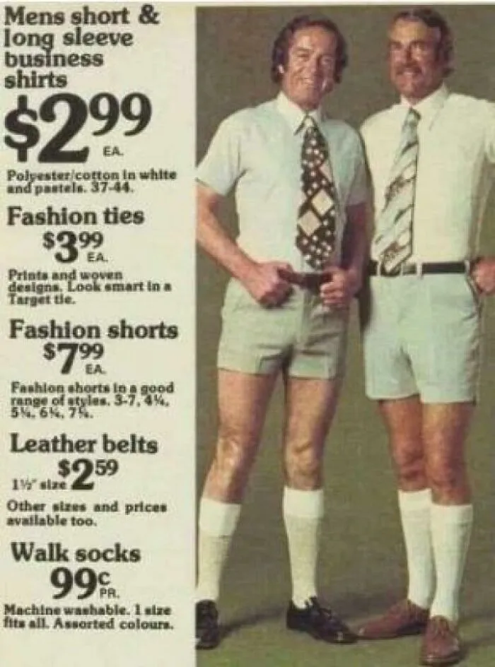 Moda para hombres en los 60, Sears