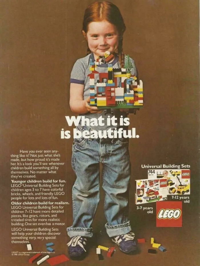 Anuncio de LEGO (1980)