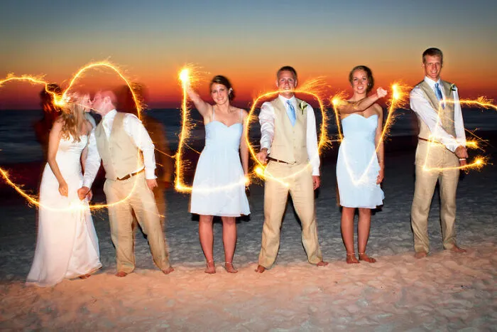 Mi amigo tomó esta foto en la boda de mi hermano.