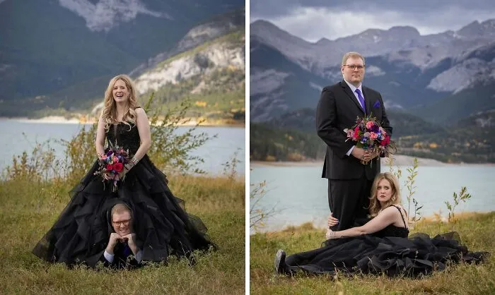 Me casé con mi mejor amigo Mitchell este fin de semana. Además de unas bonitas fotos de boda, también le pedimos a nuestro fotógrafo que nos tomara algunas un poco incómodas.