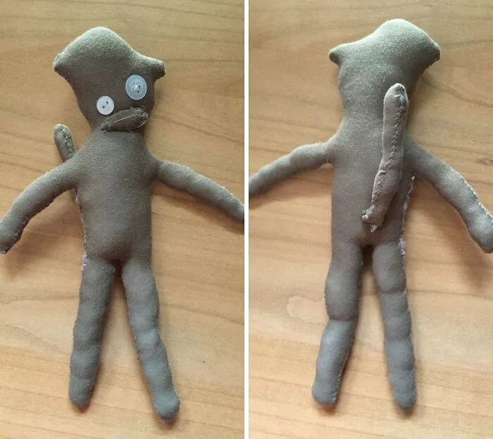 So My Girlfriend Attempted To Sew Me A Monkey