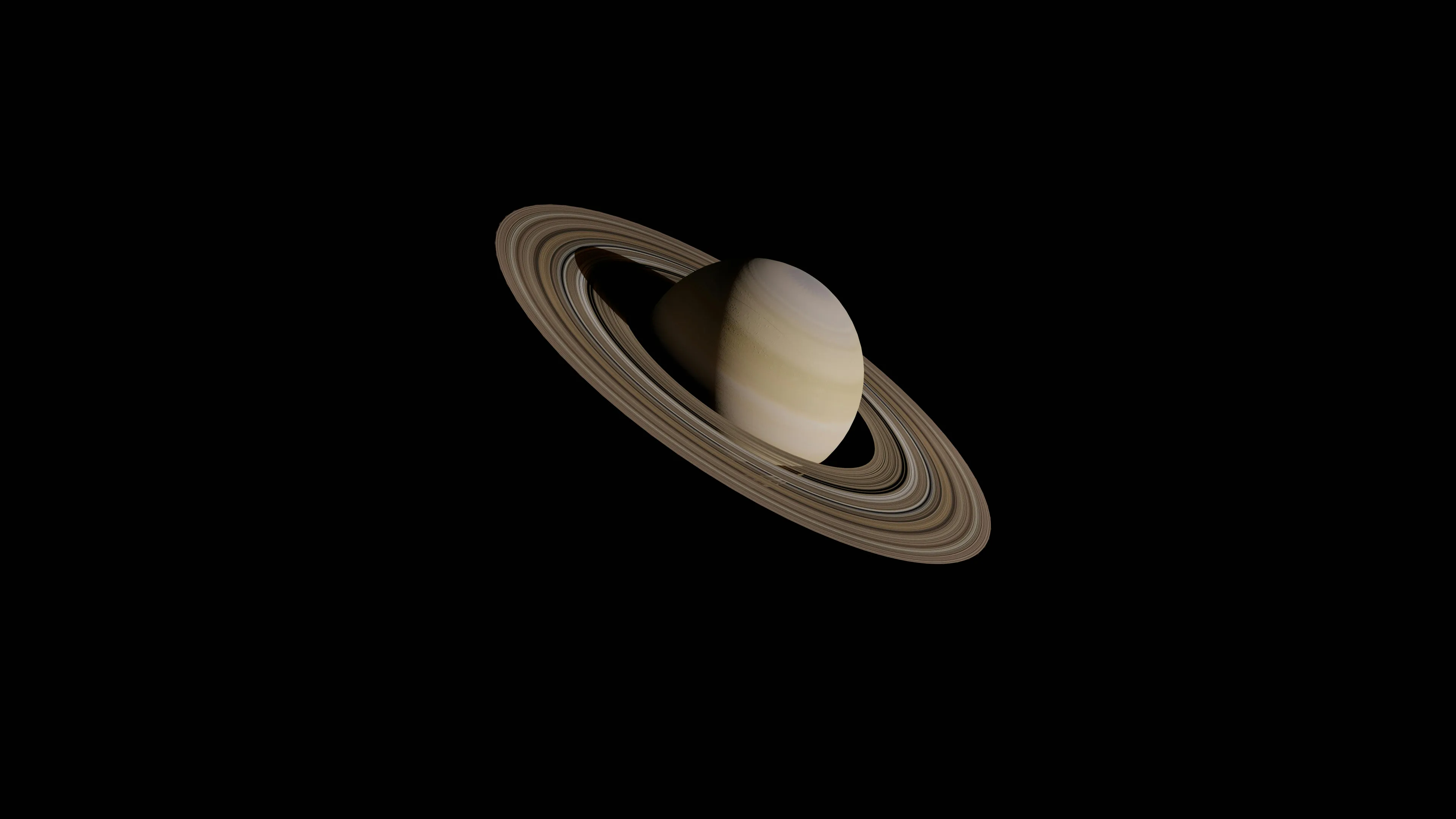 Saturn with its iconic rings shown against a black background, illustrating planets with rings deadly decoy concept.