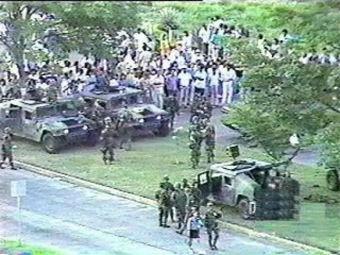 On December 24, 1989, After U.S. Forces Invaded Panama, Gen. Manuel Noriega Hid Inside The Vatican Embassy In Panama City