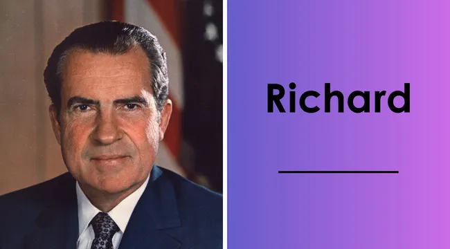 Richard Nixon portrait image with text prompt to type in all U.S. presidents' last names and the 37th president's last name.