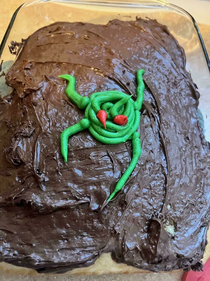 Asked My Husband For A Frog Cake For My Birthday